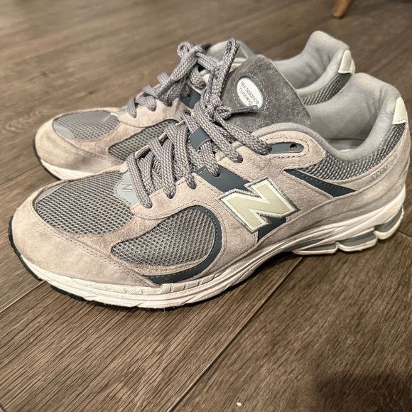 New Balance Gray and White Athletic Shoes